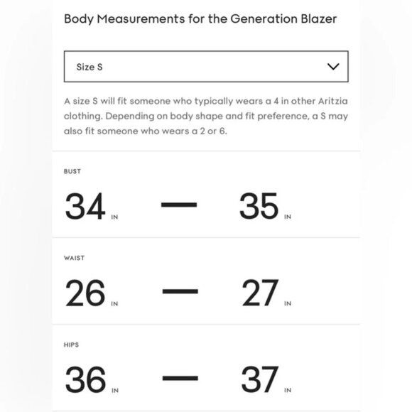 NWT Aritzia Wilfred Generation Blazer in Black City Cashmere Size Small - Picture 13 of 15